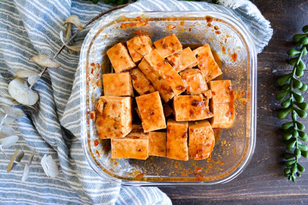 Marinating Tofu