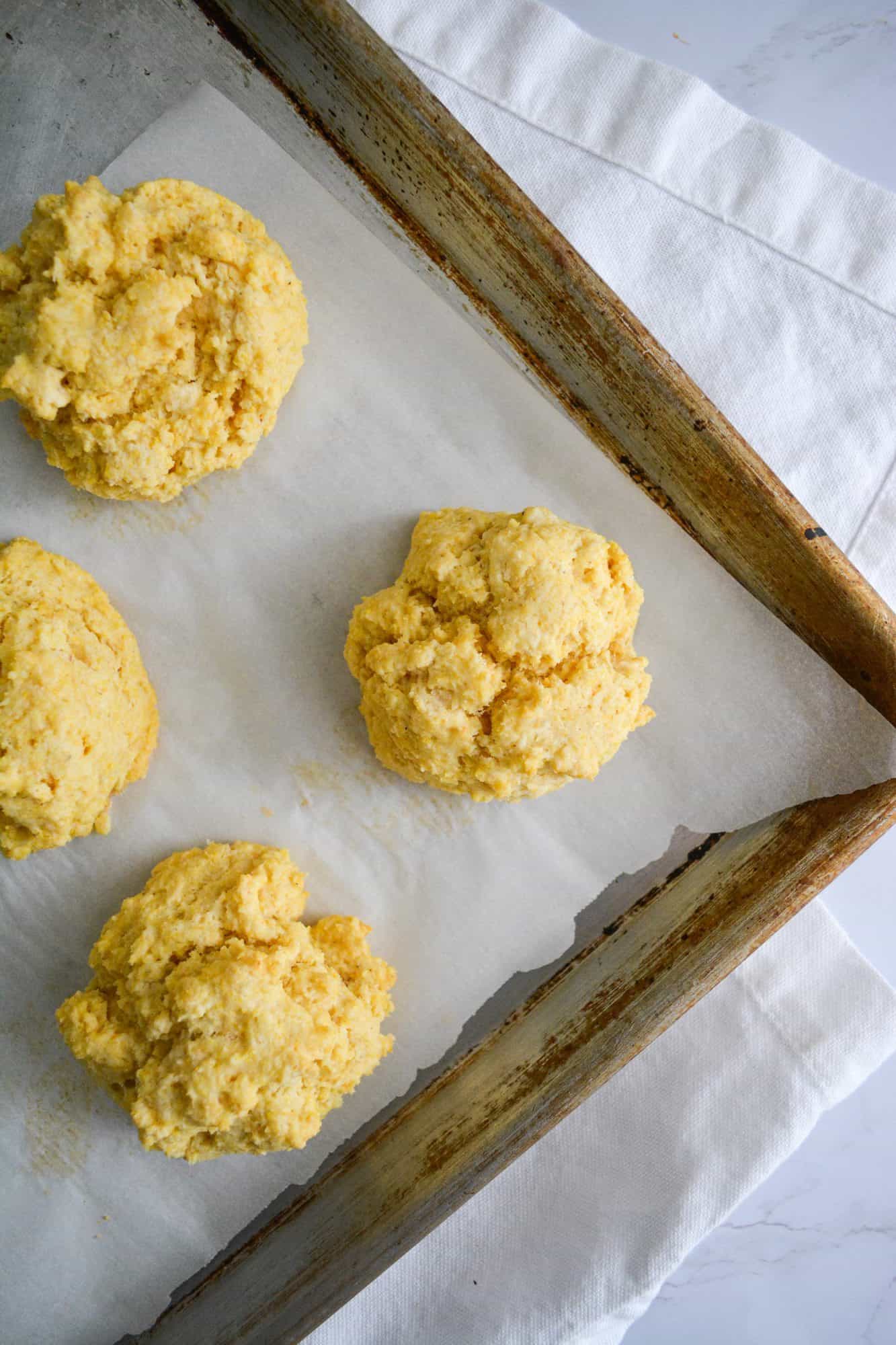Fluffy Cornmeal Drop Biscuits Earthly Provisions