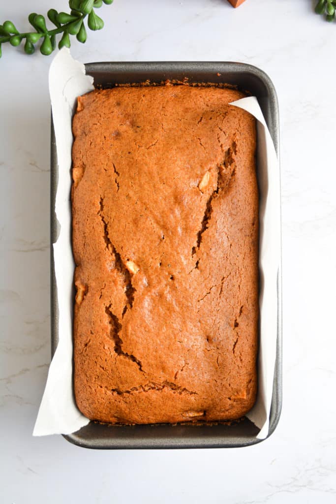 Baked Easy Chai Spiced Apple Loaf