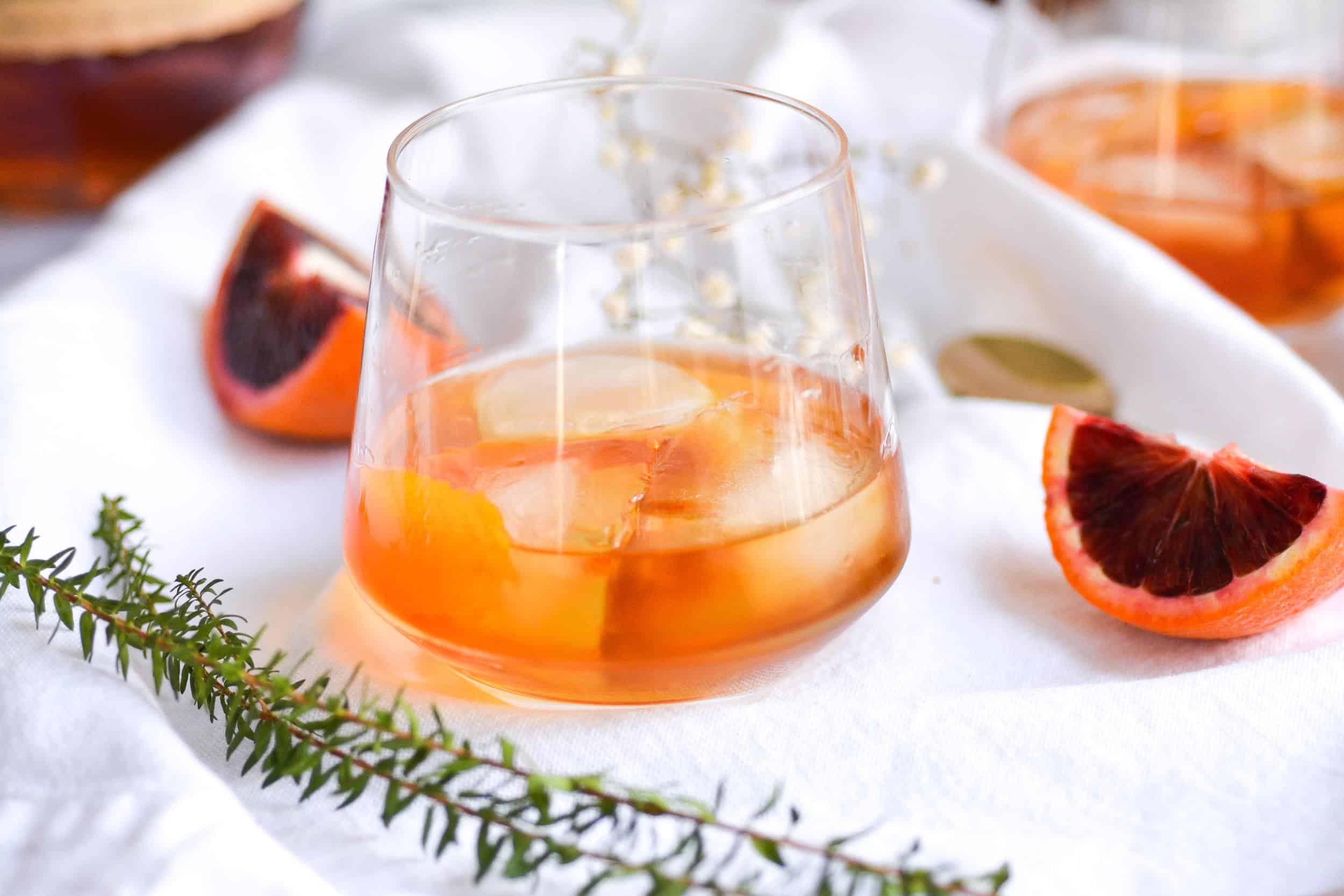 5-Minute Maple Bourbon Old Fashioned