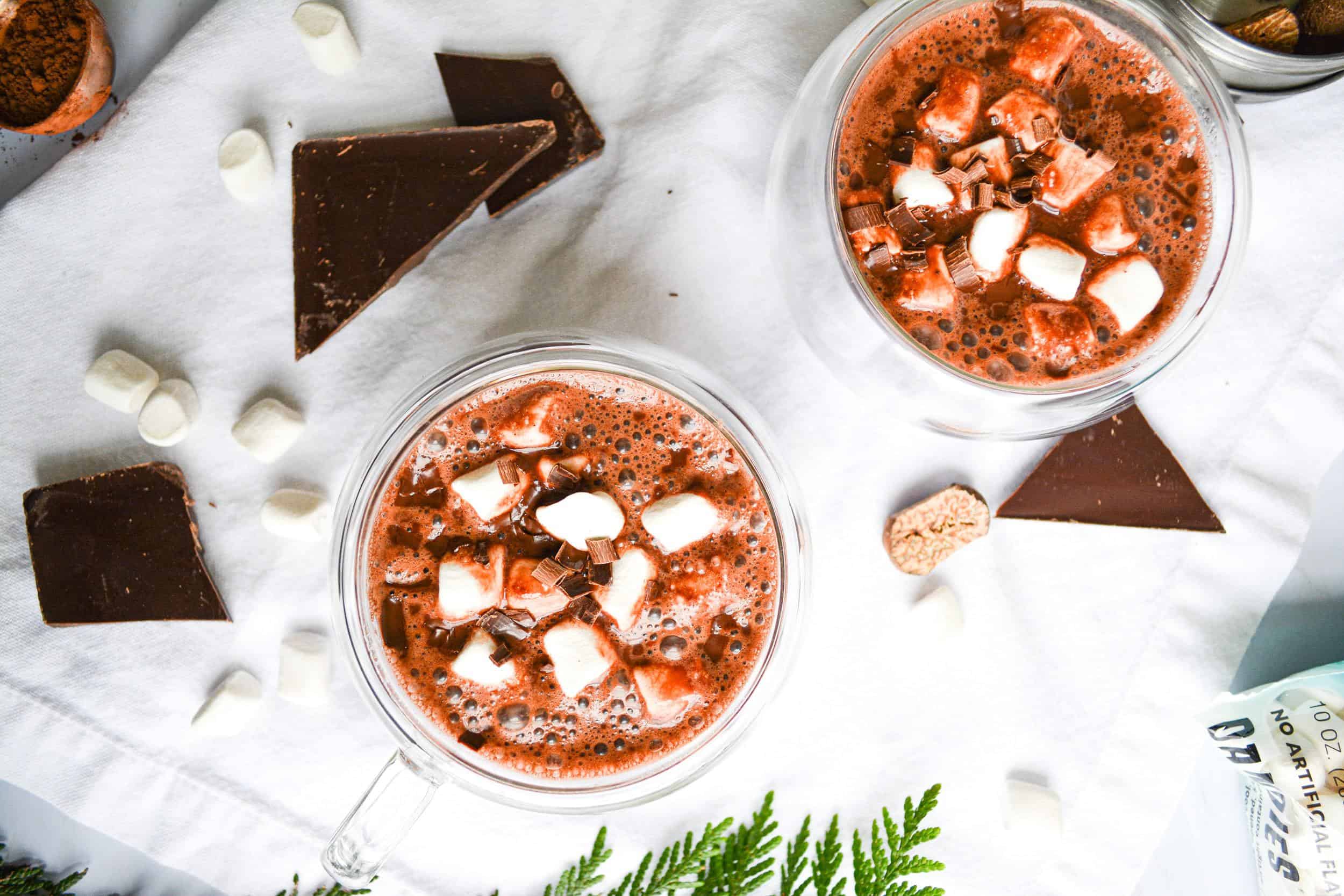 Gingerbread Hot Cocoa- Cozy 5 Minute Recipe