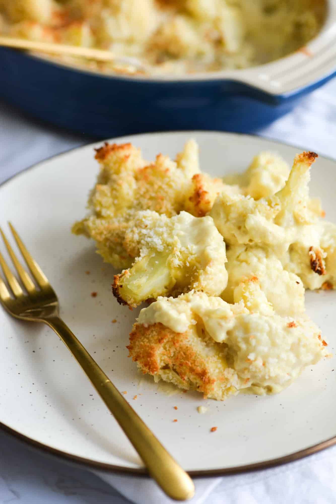 Baked Cauliflower Gratin GlutenFree and Vegan Earthly Provisions