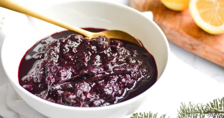 Healthy Blueberry Compote