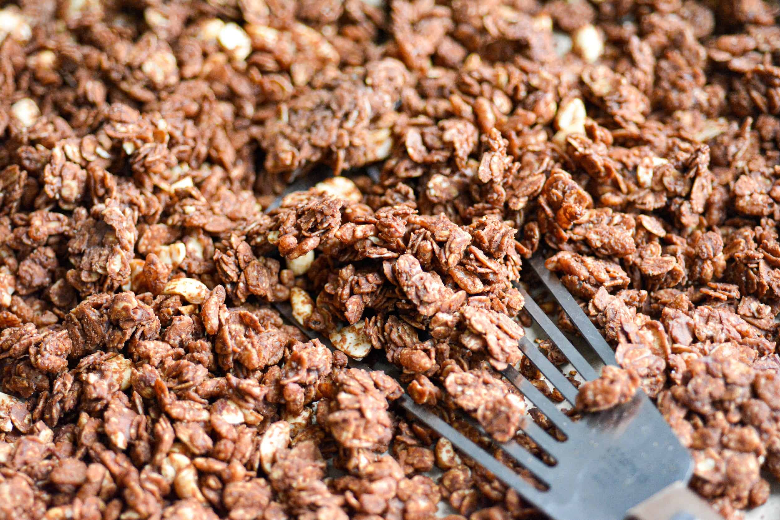 Easy Peanut Butter Cup Granola