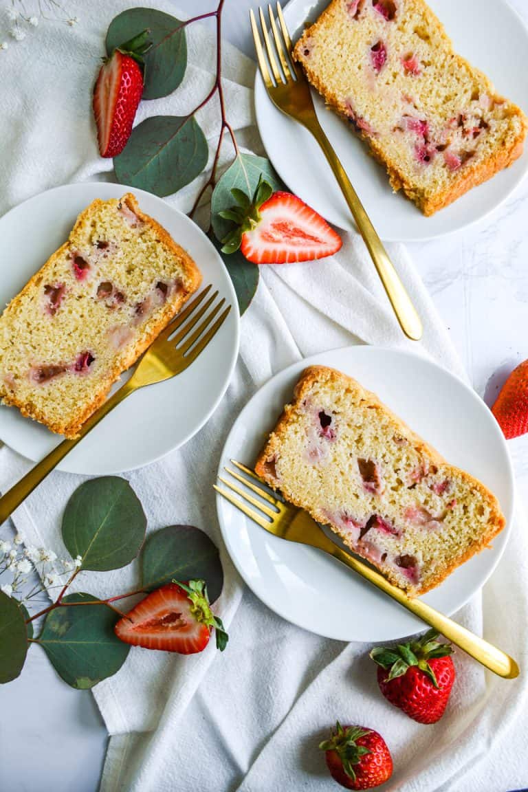 Vegan Strawberry Pound Cake Earthly Provisions