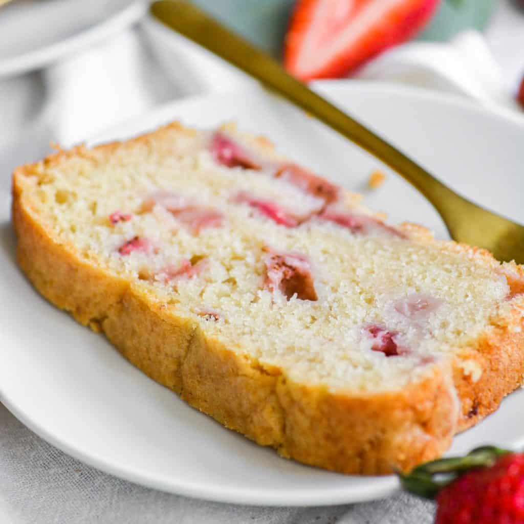 Vegan Strawberry Pound Cake Earthly Provisions