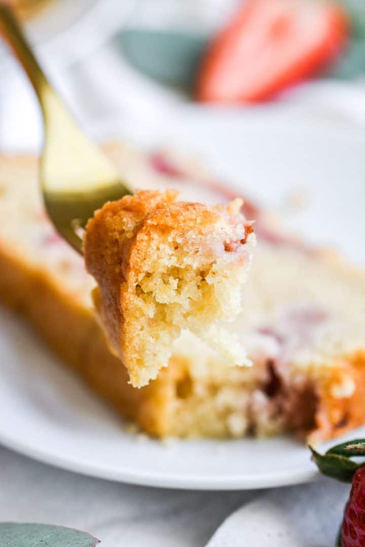 Vegan Strawberry Pound Cake Earthly Provisions