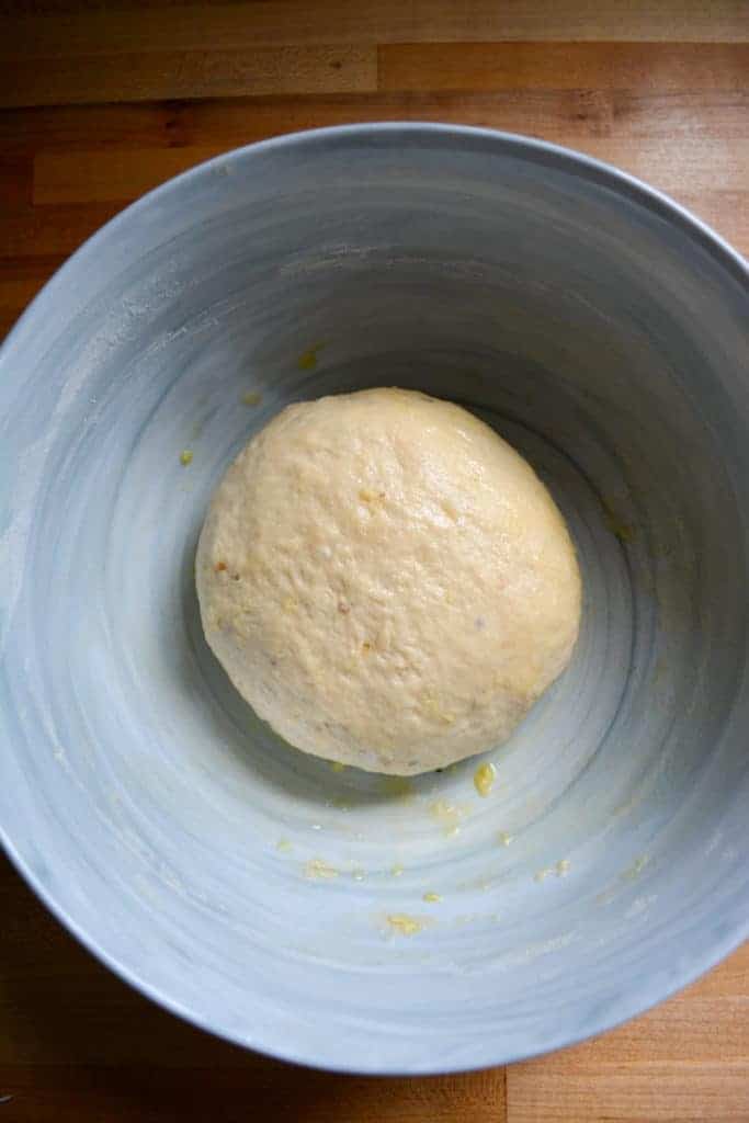 Mixed Garlic knot dough