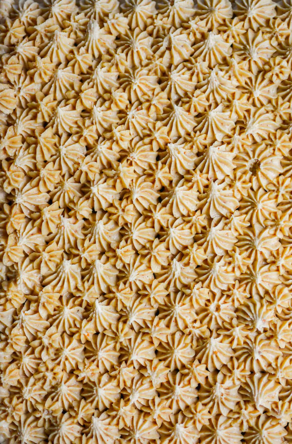Peanut butter frosting decorations