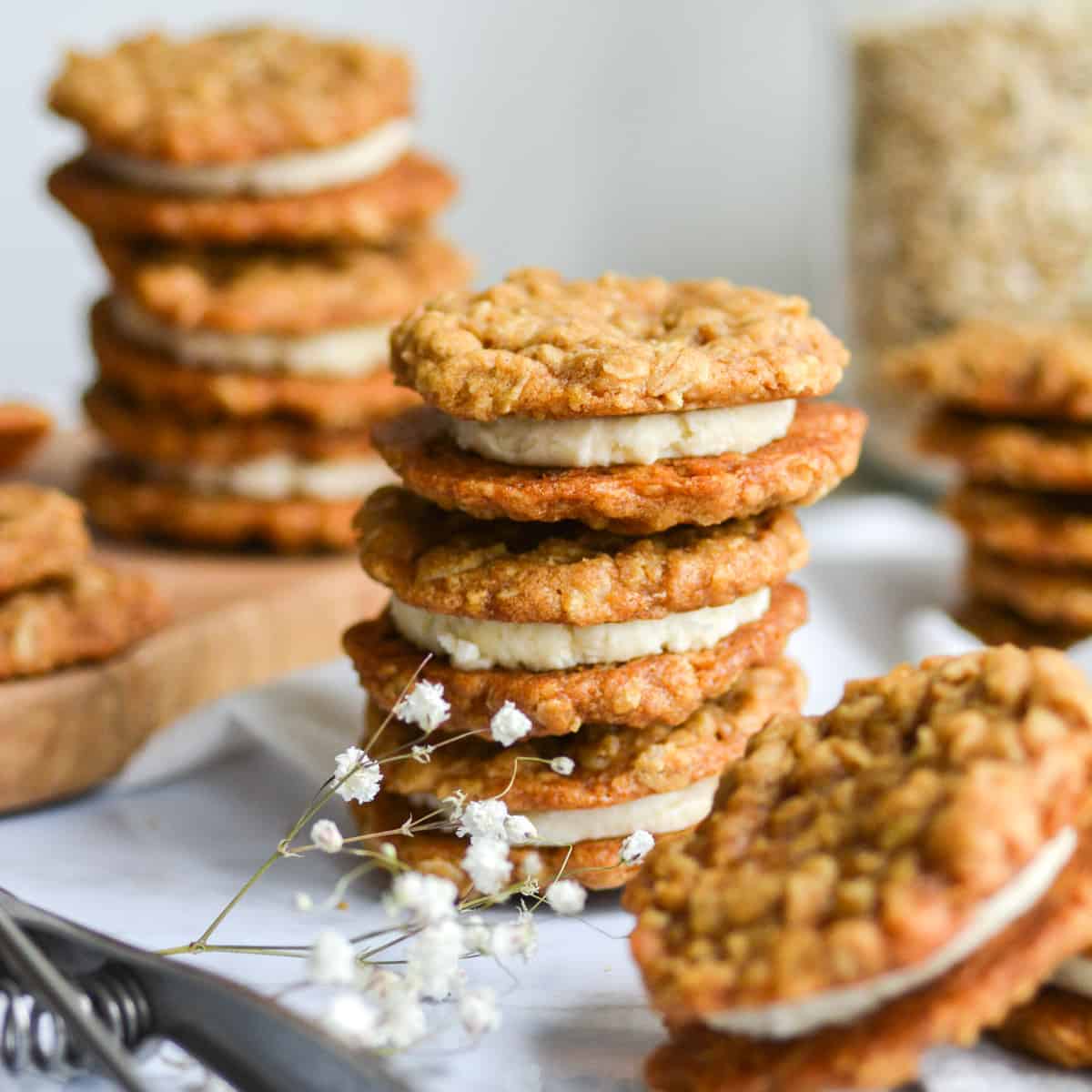 Vegan Oatmeal Cream Pie - Earthly Provisions