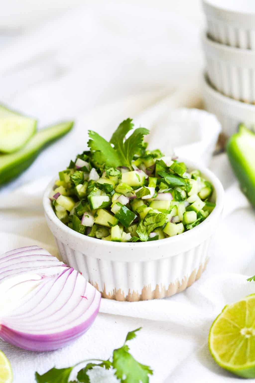 Cucumber Pico de Gallo Earthly Provisions