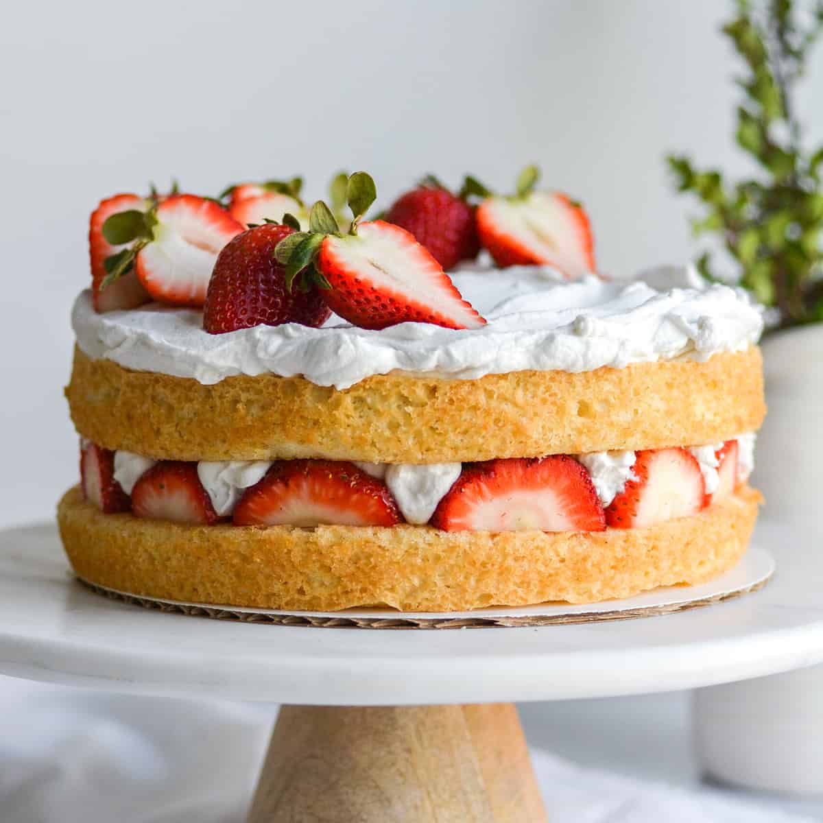 Strawberry Shortcake Cake {Cake Mix} - CakeWhiz