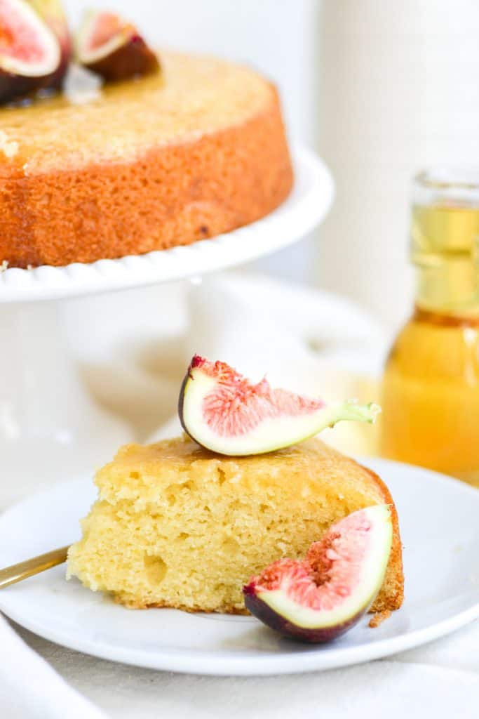 Vegan Olive Oil Cake with Cardamom Honey Earthly Provisions