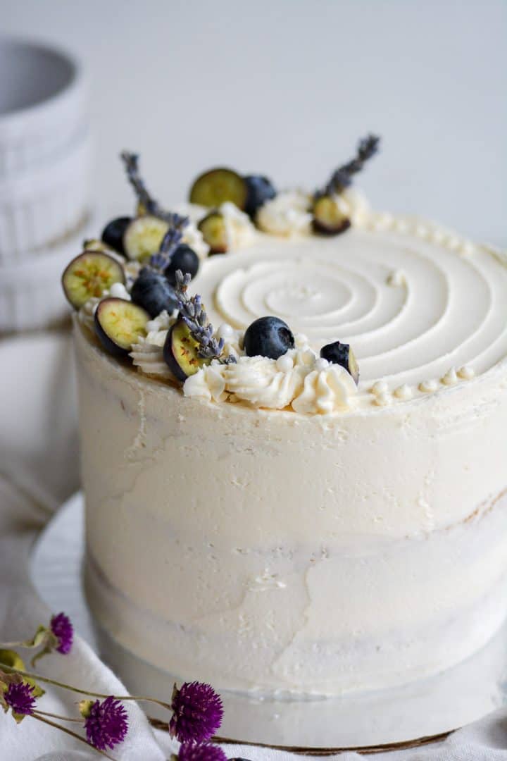 Vegan Blueberry Jam Cake - Earthly Provisions