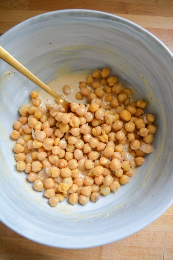 chickpeas in a bowl