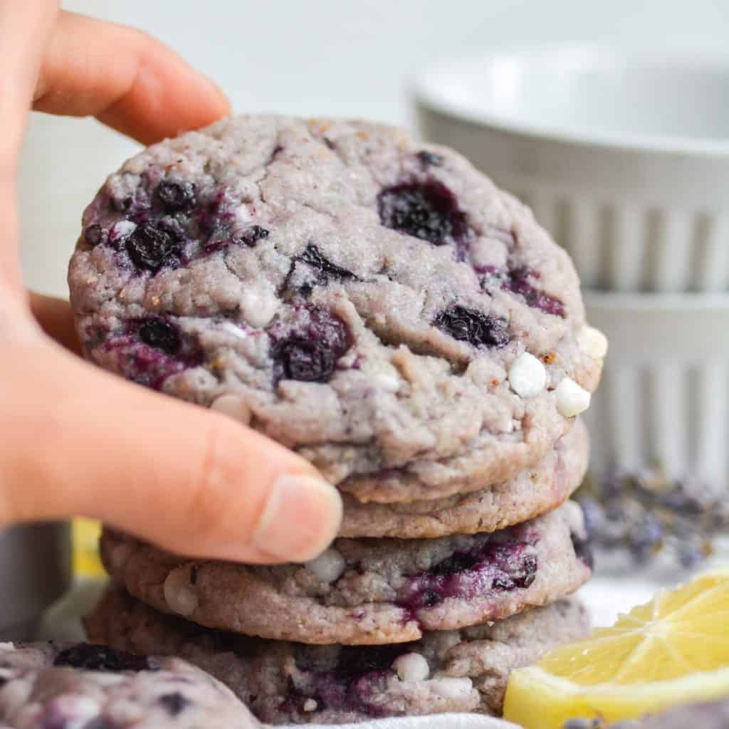 Easy Vegan Lemon Blueberry Sugar Cookies Earthly Provisions