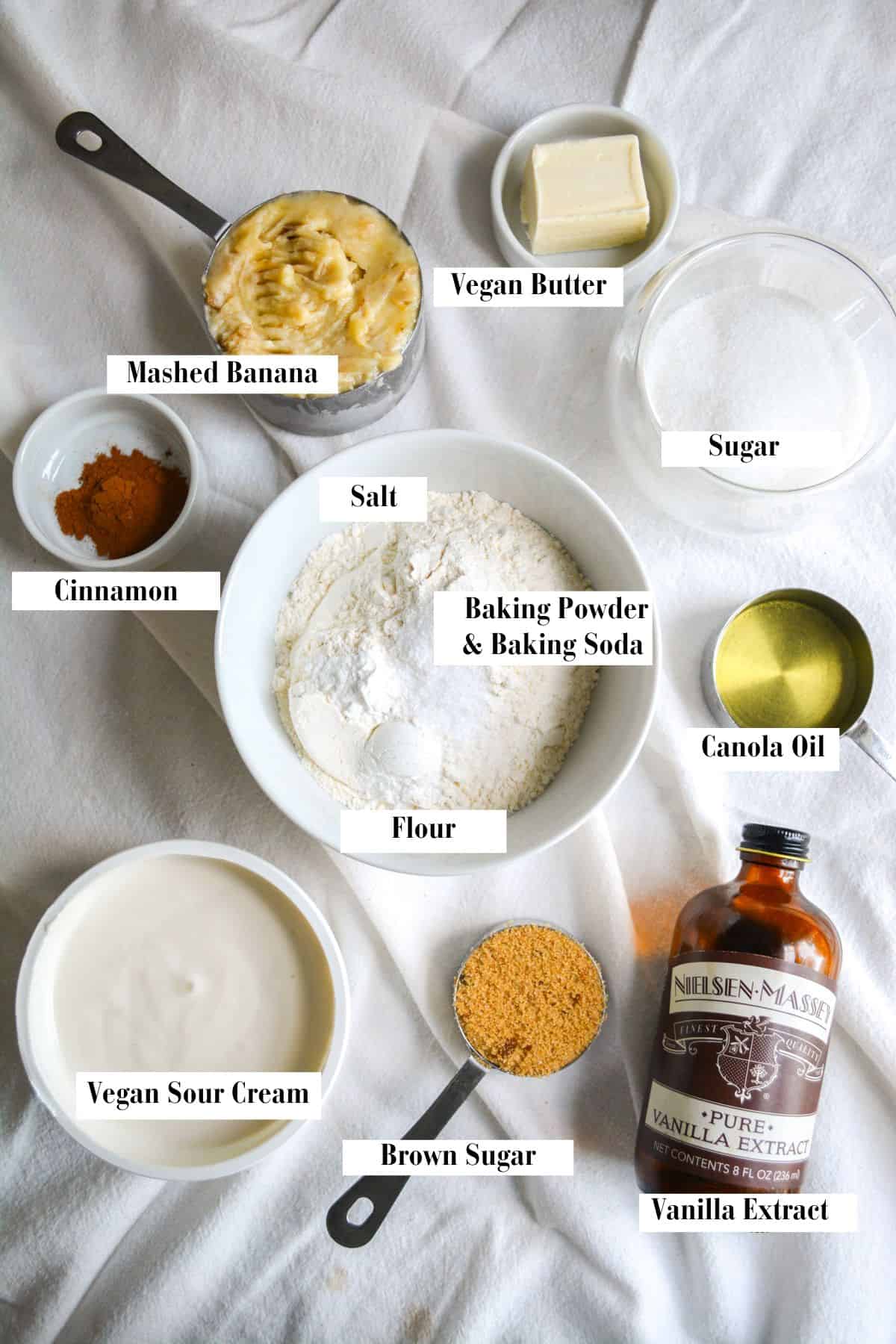 Overhead photo of ingredients needed to make this recipe.
