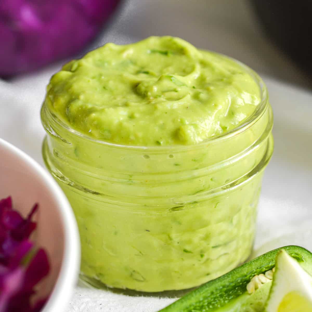 Avocado Crema (Vegan!)