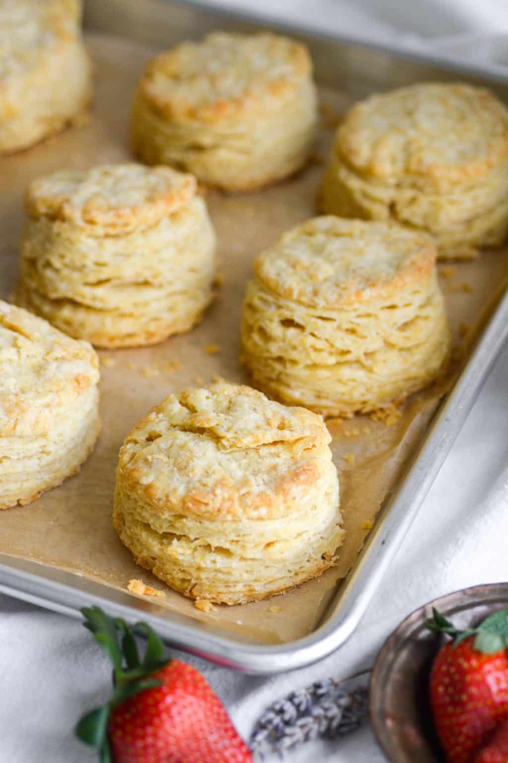 Vegan Buttermilk Biscuits Recipe (dairy free and super flaky!) Earthly