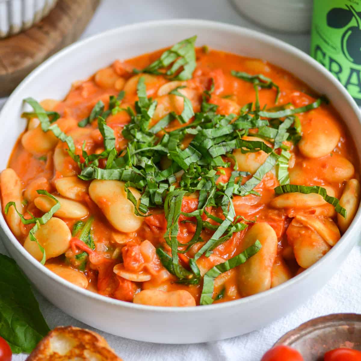 Creamy Tuscan Butter Beans Recipe (Vegan!)