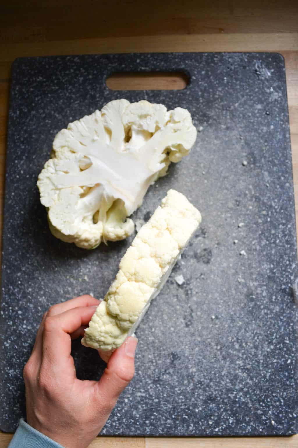 Vegan Roasted Cauliflower Steaks with Garlic Butter