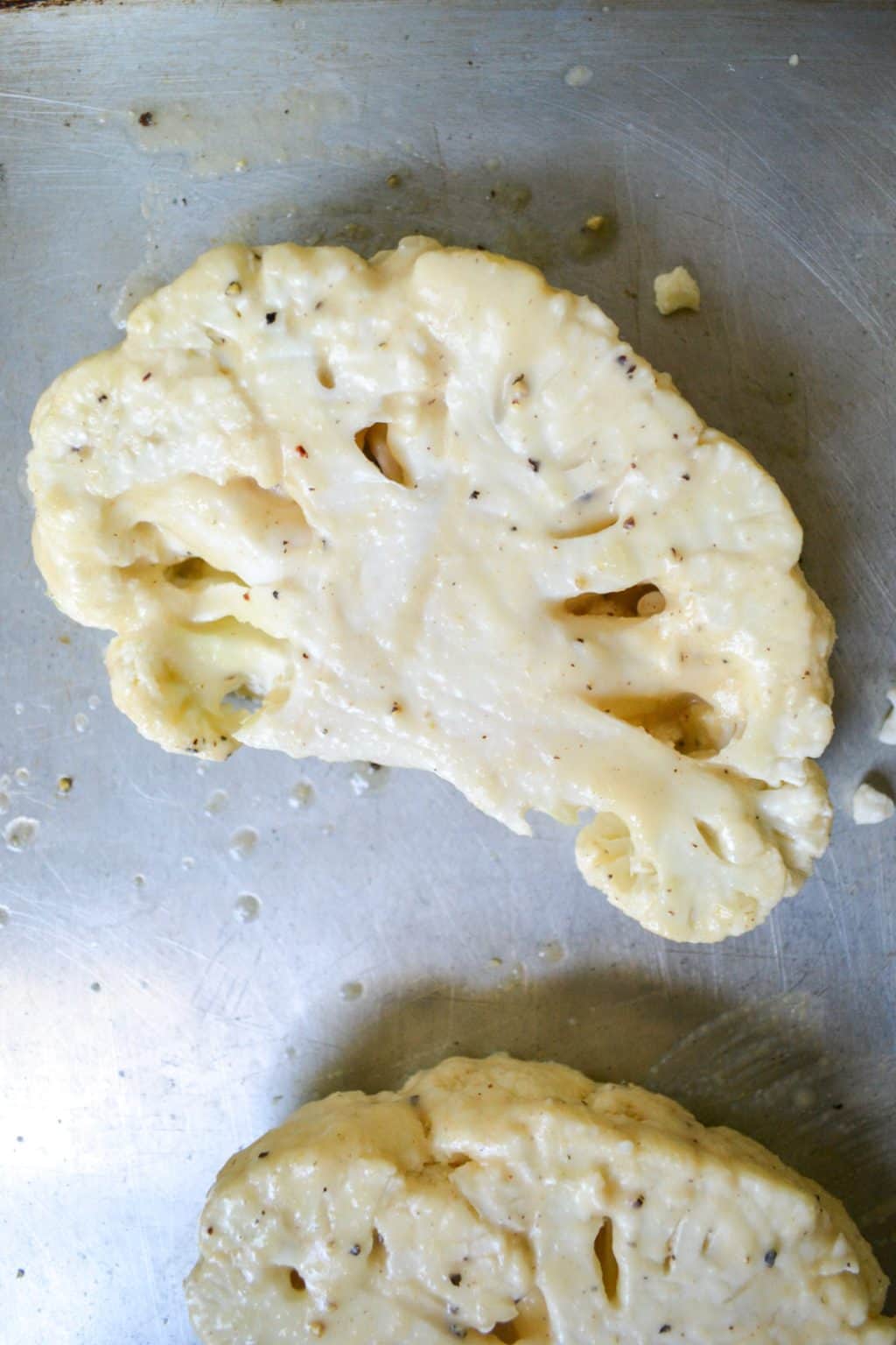 Vegan Roasted Cauliflower Steaks with Garlic Butter