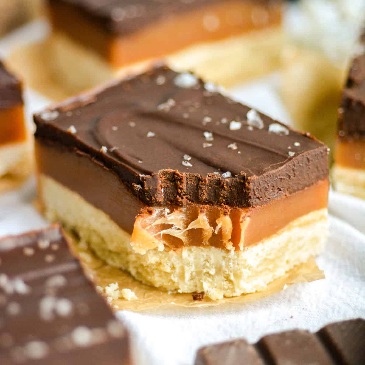 Lazy Day Millionaires Shortbread – 8 Pack, 150g Each – Dairy Free & Gluten Free Treat