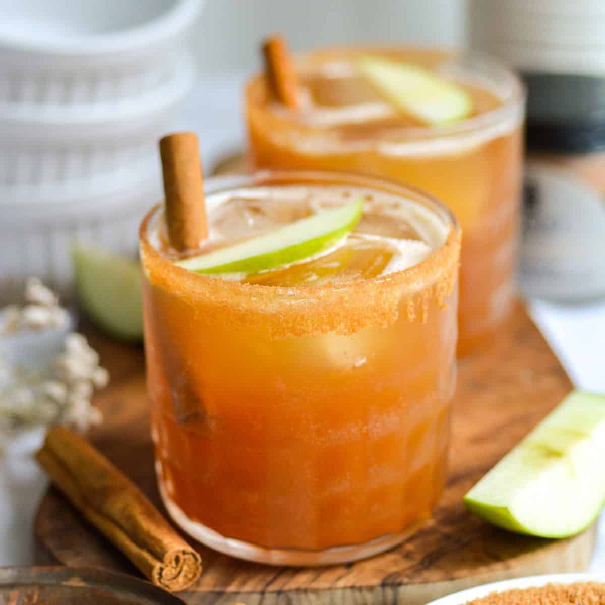 Bourbon Apple Cider Cocktail