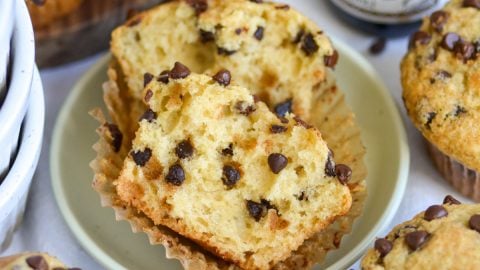 Vegan Chocolate Chip Muffins (so soft & moist!) - Earthly Provisions